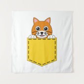 Pocket Pet Cat Wandkleed (Voorkant)