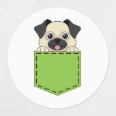 Pocket Pet Dog Labels (Design 1)