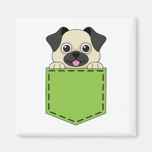 Pocket Pet Dog Magneet (Voorkant)