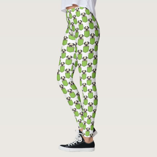 Pocket Pet Dog Pattern Leggings (Links)