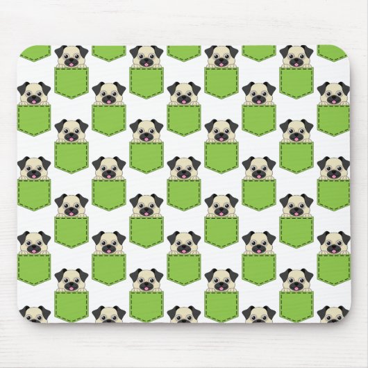 Pocket Pet Dog Pattern Muismat (Voorkant)