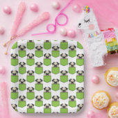 Pocket Pet Dog Pattern Papieren Bordje (Feest)