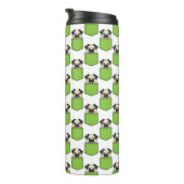 Pocket Pet Dog Pattern Thermosbeker (Geroteerd rechts)