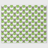 Pocket Pet Dog Personaliseren Cadeaupapier (Vlak)