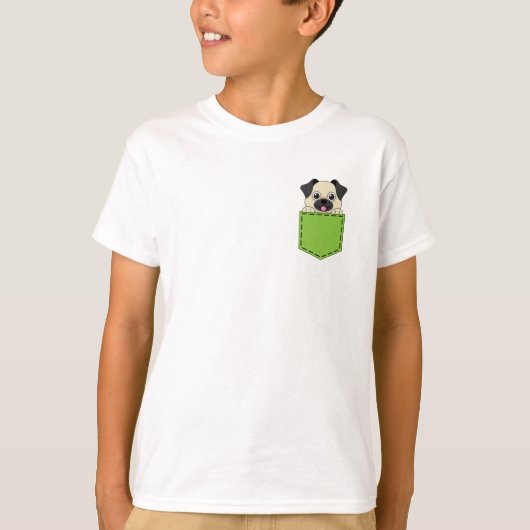 Pocket Pet Dog T-shirt (Voorkant)