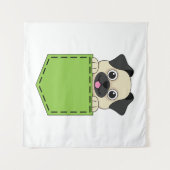 Pocket Pet Dog Wandkleed (Voorkant (horizontaal))