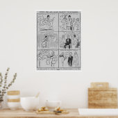 Pocket Phones Voorspellingen Afdrukken Poster (Keuken)