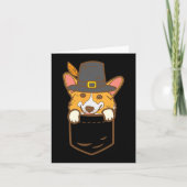 Pocket Pilgrim Welsh Corgi Hondenliefhebber Cute T Kaart (Voorkant)