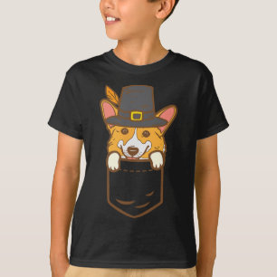 Pocket Pilgrim Welsh Corgi Hondenliefhebber Cute T T-shirt