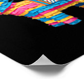 Pocket Pinata Serape Cinco De Mayo Mexican Fiesta Poster (Hoek)