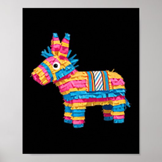 Pocket Pinata Serape Cinco De Mayo Mexican Fiesta Poster (Voorkant)