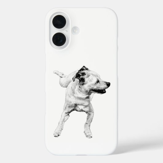 Pocket Pivot, minimale hond Case-Mate iPhone Case (Achterkant)