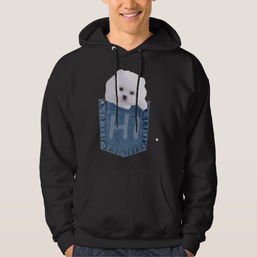 Pocket Pommeren 42 Hoodie (Voorkant)