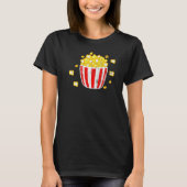 Pocket Popcorn Pop Corn Eater Graphic T-shirt (Voorkant)