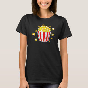 Pocket Popcorn Pop Corn Eater Graphic T-shirt