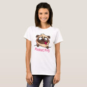 Pocket Pug T-shirt (Voorkant volledig)