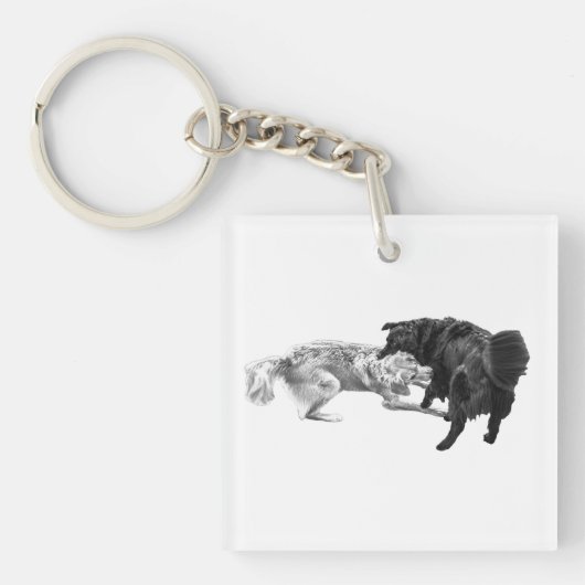 Pocket Pugs, Schaduwrijke Delight Sleutelhanger (voorkant)