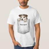 Pocket Puppy Dog T-shirt (Voorkant)