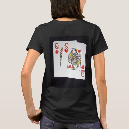 Pocket Queens, dames T-shirt (Achterkant)
