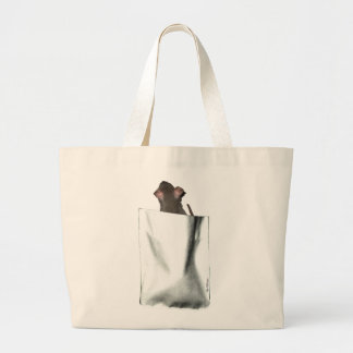 Pocket Rat (gezicht) Grote Tote Bag
