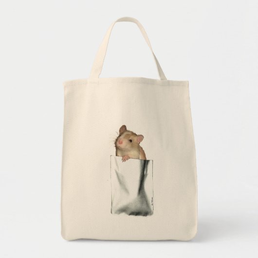 Pocket Rat (gezicht) Tote Bag (Voorkant)
