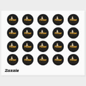 Pocket Rocket - Muisontwerp Ronde Sticker (Vel)