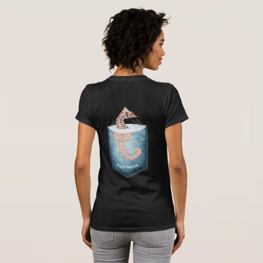 Pocket Seahorse t shirt (Achterkant volledig)