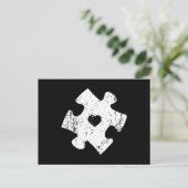 Pocket Shirt Autisti Briefkaart (Staand voorkant)