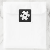 Pocket Shirt Autisti Vierkante Sticker (Tas)