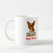 Pocket-Sized Powerhouse Chihuahua, Custom Mug Koffiemok (Links)