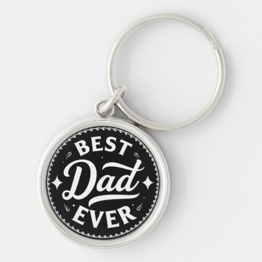 Pocket-Sized Praise – Best Dad Ever Keychain (Voorkant)