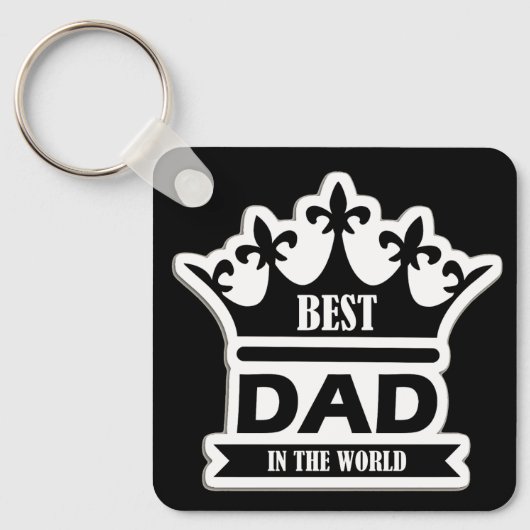 Pocket-Sized Praise – Best Dad Ever Keychain (Voorkant)