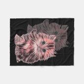 Pocket Skeleton Rockhand Halloween Cool Music Rock Fleece Deken (Voorkant (Horizontaal))