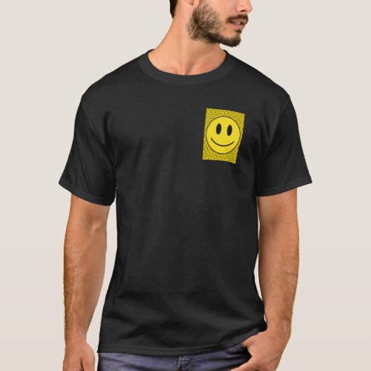 Pocket Smiling Face Costume Happy Cute Smile Trend T-shirt (Voorkant)