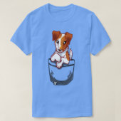 Pocket Smooth Fox Terrier Dog T-shirt (Design voorkant)