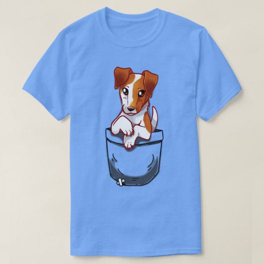 Pocket Smooth Fox Terrier Dog T-shirt (Design voorkant)