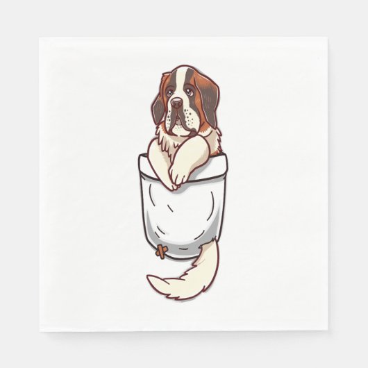 Pocket St Bernard Puppy Servet (Voorkant)