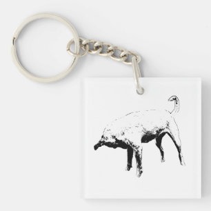 Pocket Terrier Draai Sleutelhanger