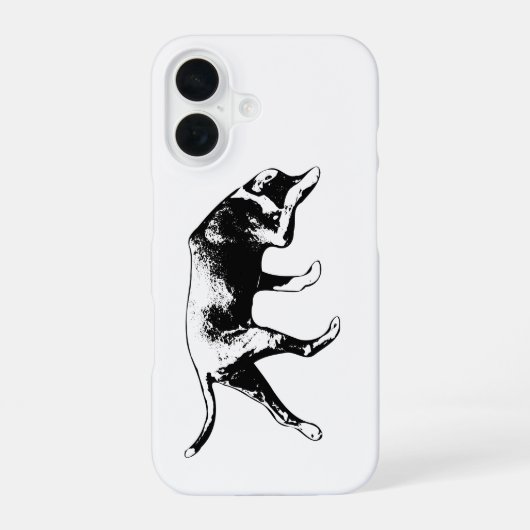 Pocket Tracker – Slanke Sniffer iPhone 16 Hoesje (Achterkant)