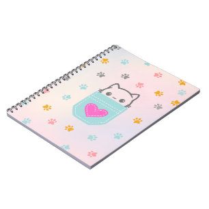 Pocket vol liefde Kat Notitieboek