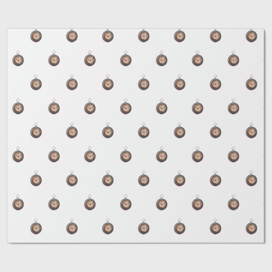  Pocket Watch Cadeaupapier (Vlak)