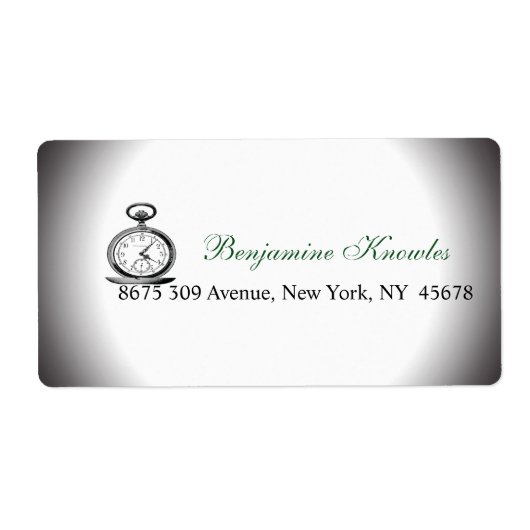  Pocket Watch Cool Fab Etiket (Voorkant)