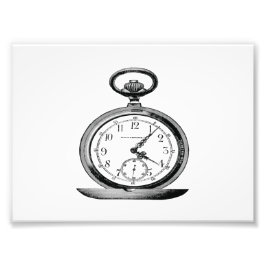  Pocket Watch Cool Fab Foto Afdruk