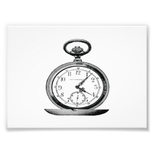  Pocket Watch Cool Fab Foto Afdruk