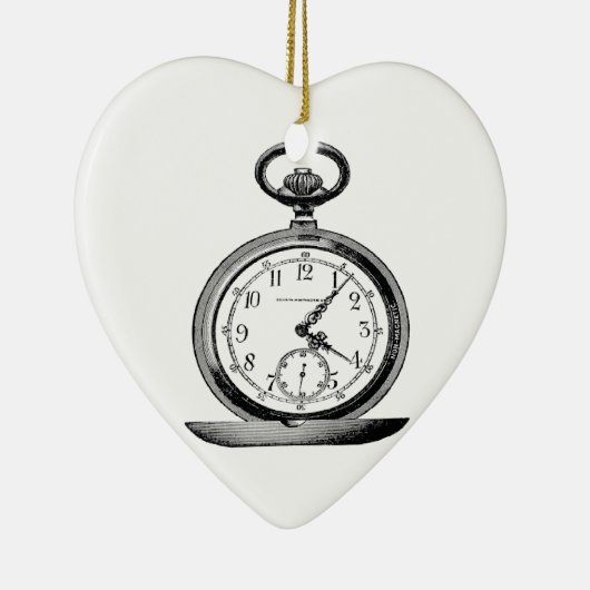  Pocket Watch Cool Fab Keramisch Ornament (Rechts)