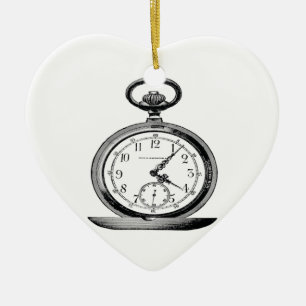 Pocket Watch Cool Fab Keramisch Ornament