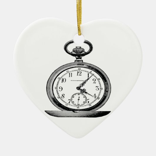  Pocket Watch Cool Fab Keramisch Ornament (Voorkant)