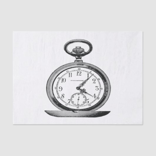  Pocket Watch Cool Fab Tissuepapier (Voorkant)