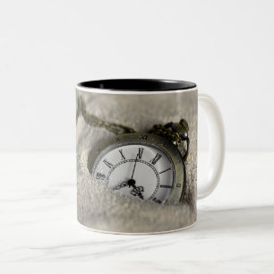 Pocket Watch - de zanden van de tijd Tweekleurige Koffiemok