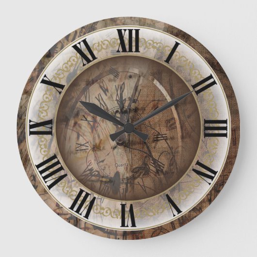 Pocket Watch Design Grote Klok (Voorkant)